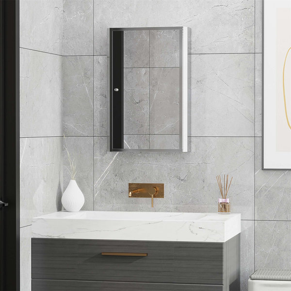 Ebern Designs Wall Mounted Bathroom Storage Cabinet, Medicine Cabinet ...